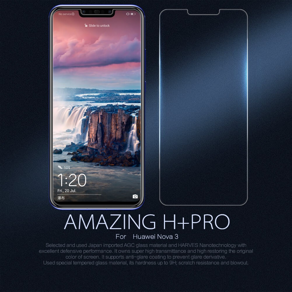 Kính cường lực Huawei Nova 3/ Nova 3i (Trong Suốt)