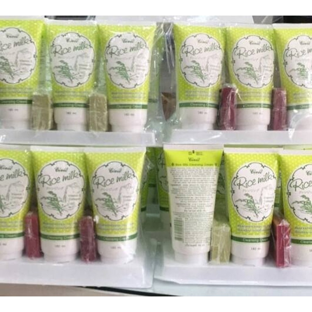 Sữa rửa mặt gạo cvic Rice milk thái lan  180 ml