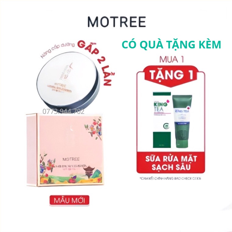 (1 Tặng 1) Phấn Nước -Cushion Chống nắng MOTREE Sâm lựu SPF50+ PA+++ 15g, lớp phấn mỏng Mịn, Che Phủ Tốt, Lâu Trôi