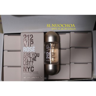 Nước hoa mini 212 vip rose 5ml