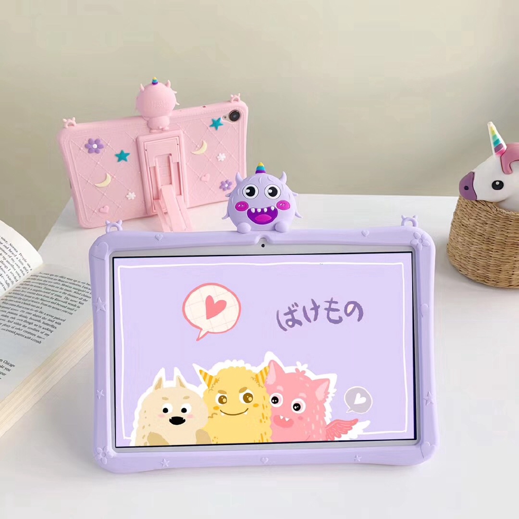 Bao da máy tính bảng hình thú hoạt hình cho IPAD pro 12.9 inch 2021 2020 2018 2017 2015 A2232 A2233 A1 12.9" inches 2020 A2229 A16871 A11468889 A11288887