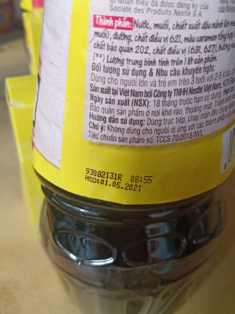 Nước tương Maggi đậm đặc 750ml