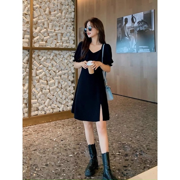 Đầm xẻ tà from A bigsize 55-90ký