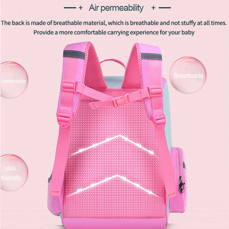 Ba Lô Đi Học Họa Tiết Kỳ Lân Xinh Xắn Dành Cho Bé Akkku