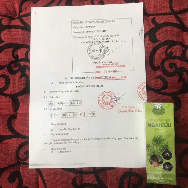 ✅ Tinh Dầu Ngải Cứu Dạ Thảo Liên [Chính Hãng] ✅ Chuyên xoa bóp đau nhức cơ xương khớp cổ lưng gối vai gáy tê bì chân tay