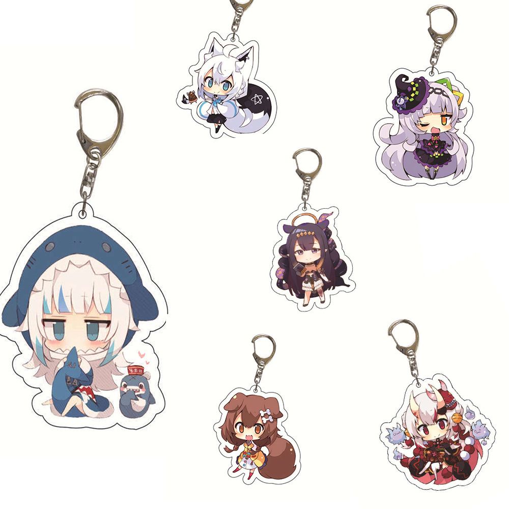Móc khóa bằng acrylic hình nhân vật anime Hololive Vtuber thời trang