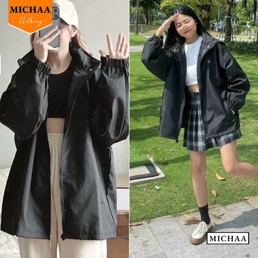 Áo Khoác Bomber Dù DIFFERENT Nam Nữ Form Rộng 2 Lớp, Áo Khoác Ulzzang Unisex Thời Trang - MICHAA AKD80