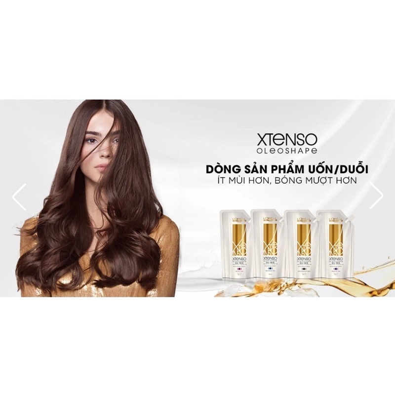 THUỐC UỐN DUỖI TÓC LOREAL XTENSO OLEOSHAPE CHÍNH HÃNG GIÁ SỈ CHO SALON 400ML