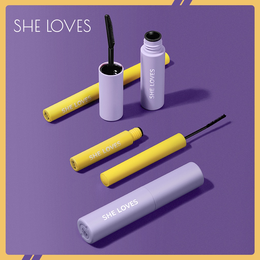[Hàng mới về] Mascara dạng lỏng SHELOVES chuốt mi cong vút và dài hơn