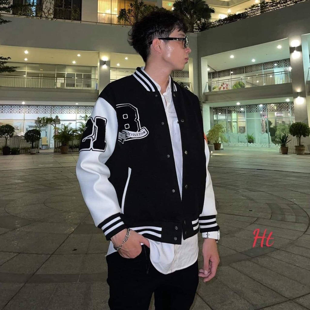 Bomber Nỉ Form Rộng , Áo Khoác Gió Jacket Unisex Nam Nữ B21 Họa Tiết Sắc Nét , Cúc Bấm Xịn Xò | BigBuy360 - bigbuy360.vn