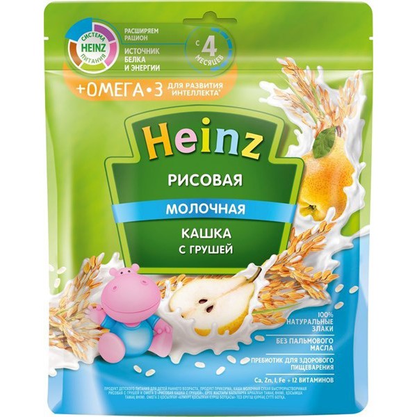 Bột ăn dặm Heinz Nga gói 200g đủ vị thơm ngon, bổ dưỡng cho bé