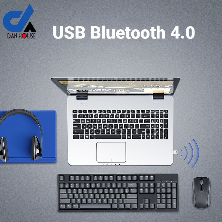 USB Bluetooth 4.0, thiết bị thu phát không dây tốc độ cao - Shop Dan House