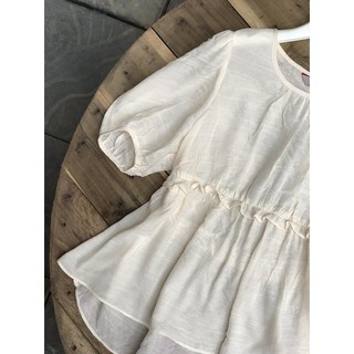 [Mã SKAMLTSM9 giảm 10% đơn 99K] Sơ mi 8SECOND dáng babydoll xếp nhún