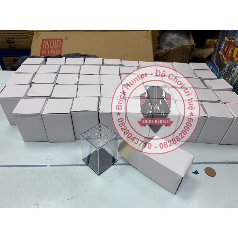 Phụ kiện minifigures Display case Hộp trưng bày nhân vật đơn 6x6