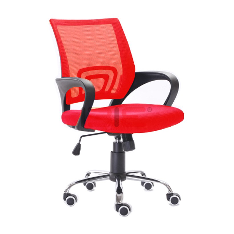 Ghế xoay văn phòng nâng hạ IBIE IB517 chân thép mạ lưng bọc vải lưới cao cấp, tùy chọn màu sắc