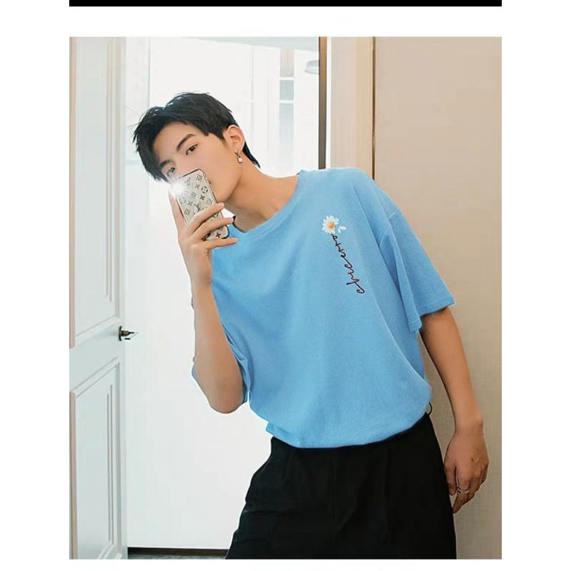 Áo thun Stee DAISY MINI CHICERRO In Light Blue CVC Unisex