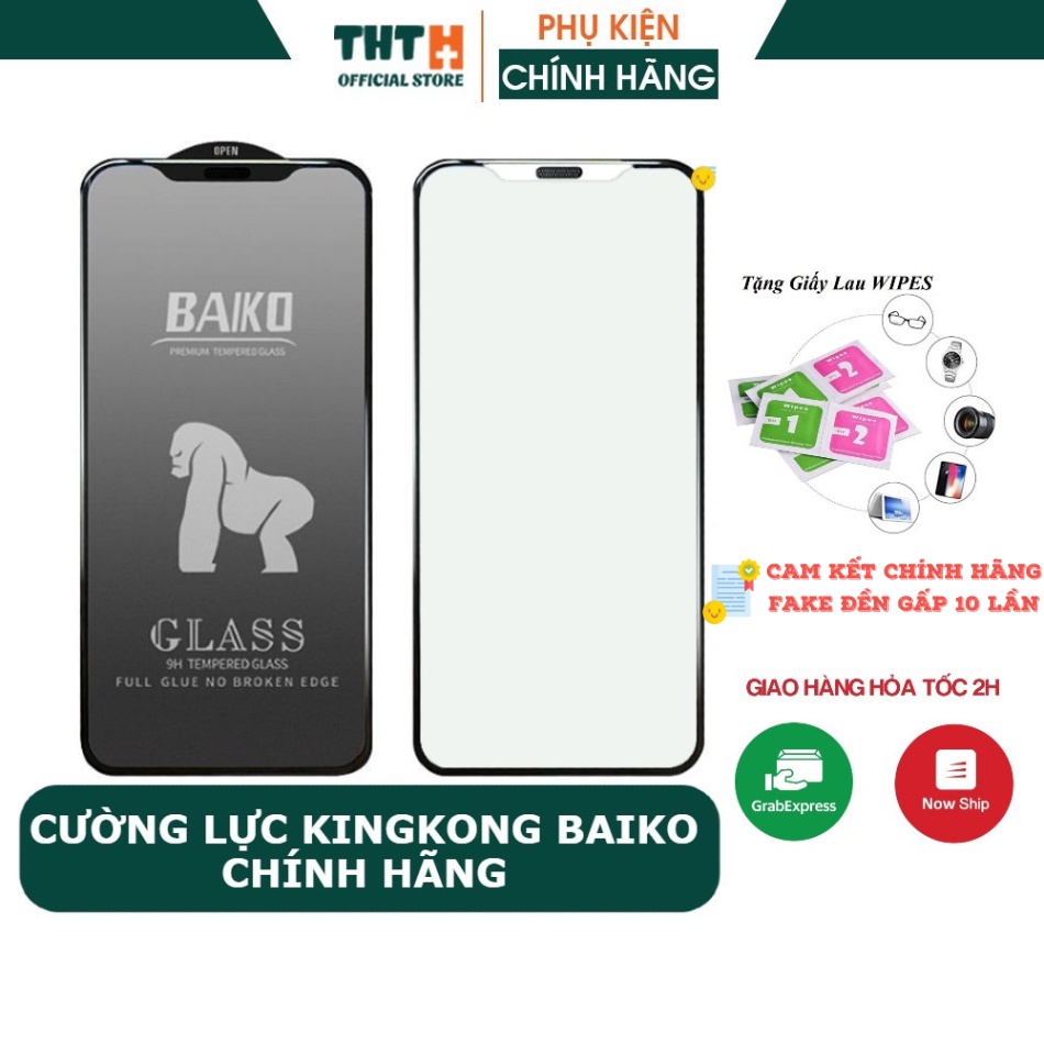 Chính Hãng Kính Cường lực iphone BAIKO Kingkong Dành Cho IP 6 7 8 x xsmax