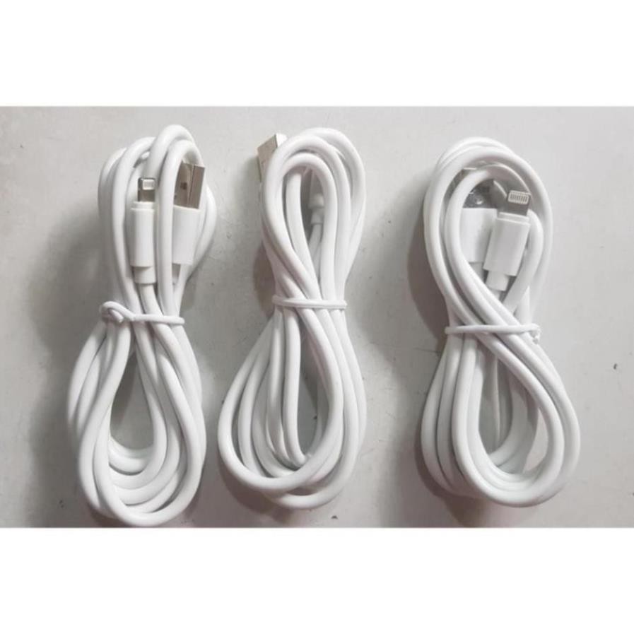 CÁP SẠC LIGHTNING DÀI 1M CHO IPHONE IPAD TRẮNG [SDC]