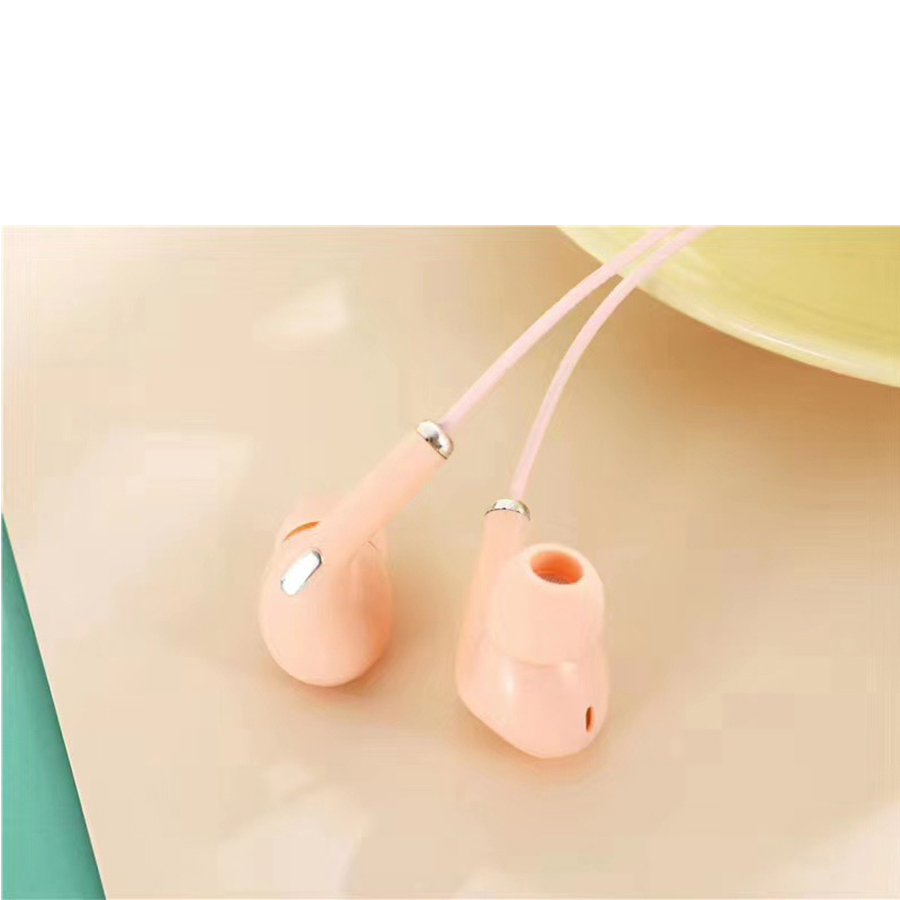 Tai nghe nhét trong Hifi siêu trầm nối dây màu macaron cho Android & iOS thông dụng