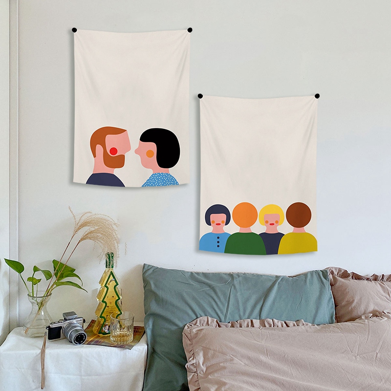 Thảm treo tường họa tiết độc đáo dùng trang trí | BigBuy360 - bigbuy360.vn