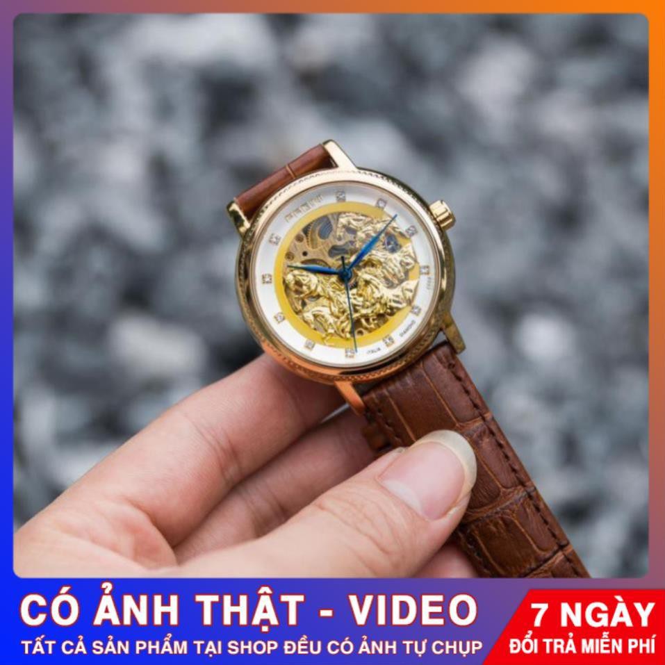 [Chính Hãng 100%] Đồng Hồ Nam Pagini Automatic PA6688  - Đồng Hồ Cơ Dây Da cao cấp - Bảo Hành 2 năm