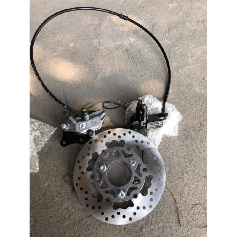 Bộ phanh - thắng đĩa dầu xe điện 133S , zomer vành 12
