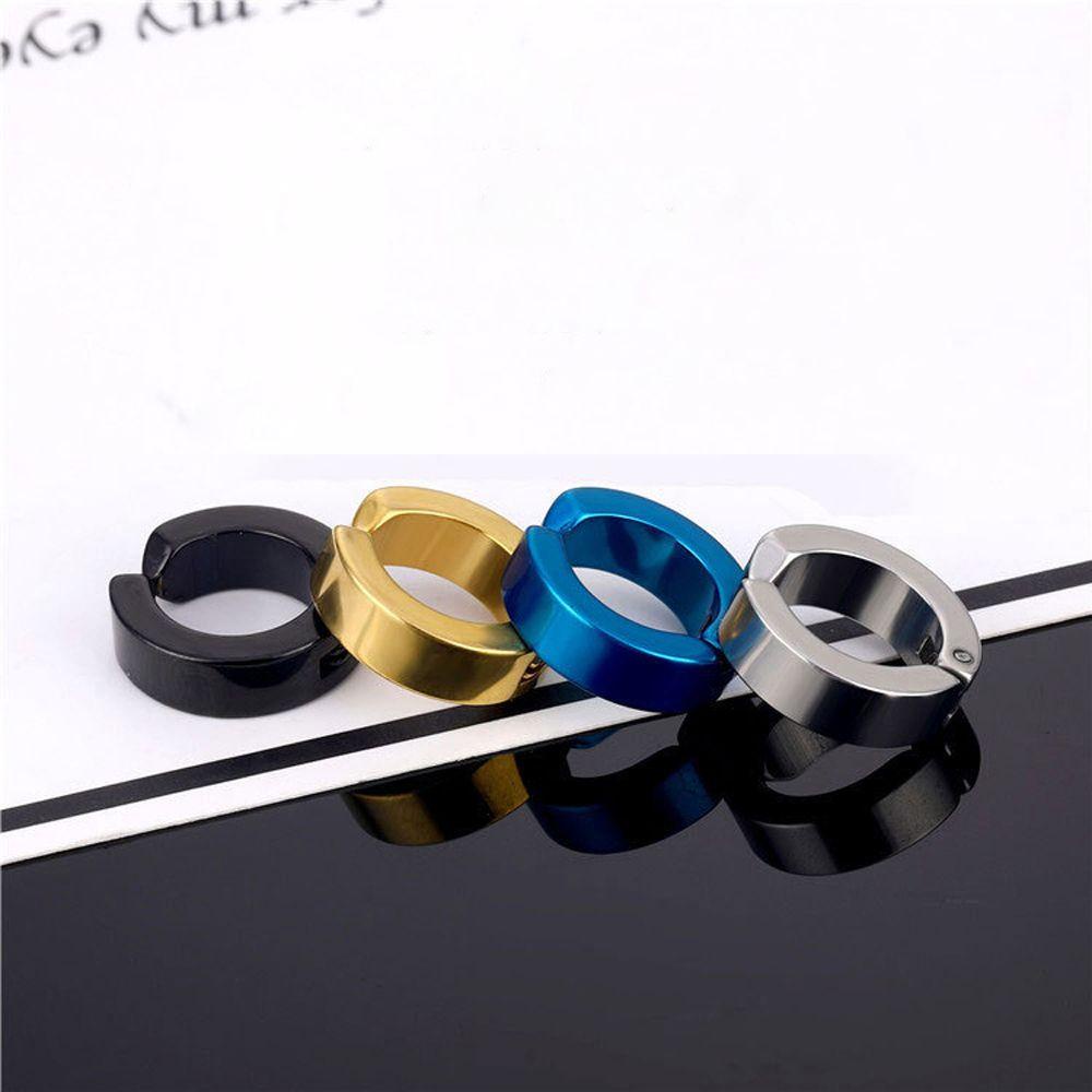 Bông Tai Dạng Kẹp Bằng Thép Titan Không Xỏ Lỗ Kiểu Punk Thanh Lịch Cá Tính Cho Nam Và Nữ Backlife