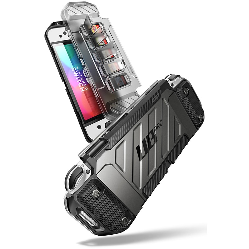 SUPCASE UB Dành Cho Máy Nintendo Switch Vỏ OLED 2021 Forma Có Nắp Trước Chống Bụi 5 Khe Lưu Trữ Thẻ Trò Chơi
