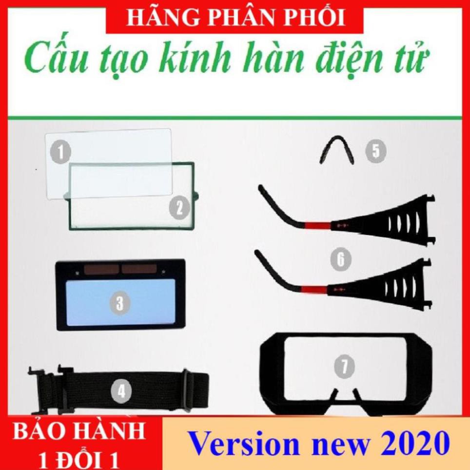 KÍNH HÀN ĐIỆN TỬ MẪU MỚI NHẤT - BẢO VỆ MẮT AN TOÀN KHI HÀN XÌ