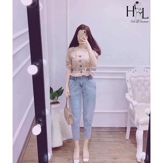 quần jean baggy cạp chun