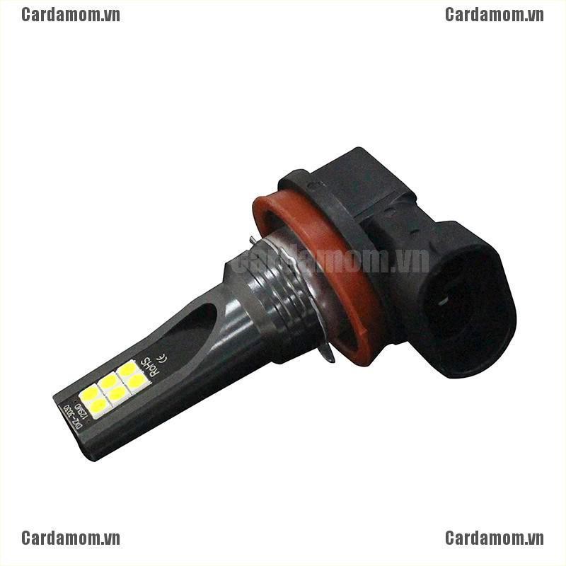 1 Bóng Đèn Sương Mù H8/H9 H11 3030 12smd Led 12v 6000k Cho Xe Hơi