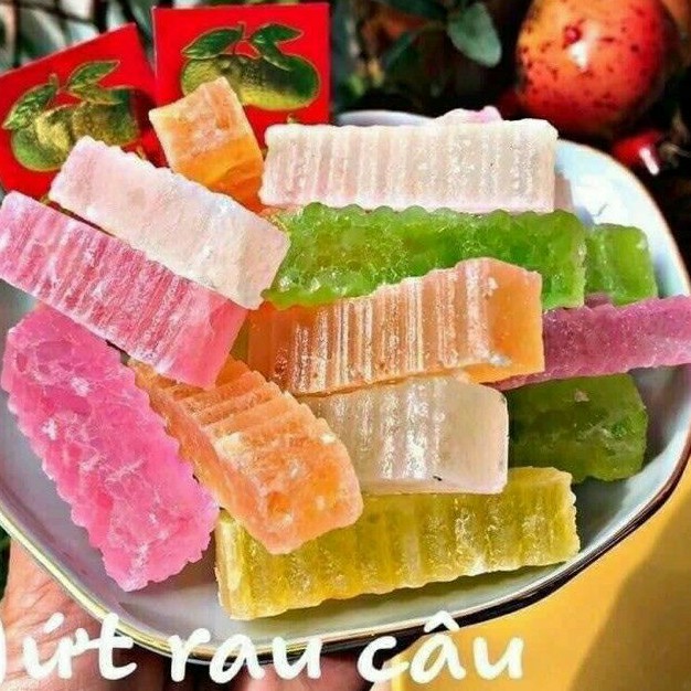 Mứt rau câu cây sấy giòn 1kg