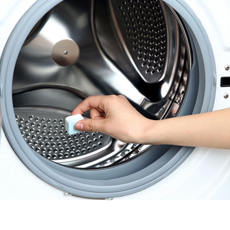 Hộp 12 viên tẩy lồng máy giặt, diệt khuẩn, loại bỏ cặn bẩn