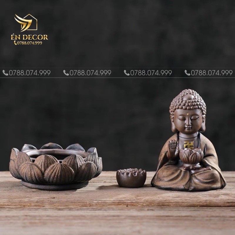 TƯỢNG PHẬT HƯƠNG TRẦM ĐỂ BÀN AN NHIÊN MINI