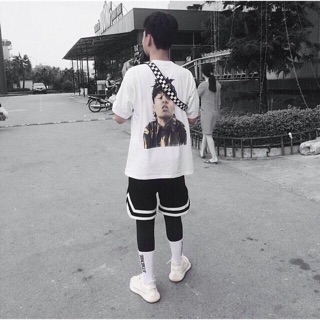 Quần chữ V màu đen