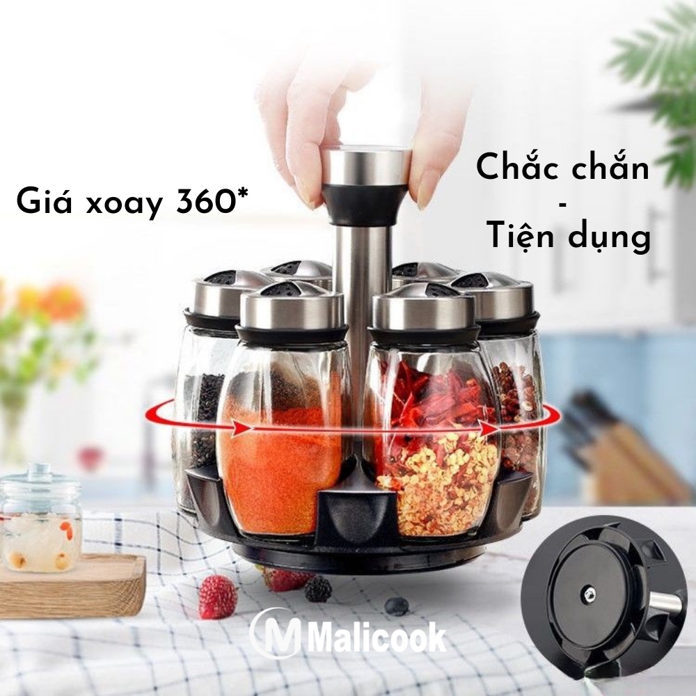 Lọ đựng gia vị cao cấp Malicook [ SIÊU SALE-FREESHIP]