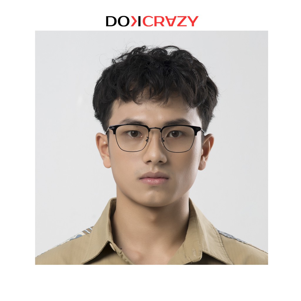 Gọng kính vuông cao cấp VANDA local brand DOKCRAZY mắt giả cận không độ thời trang nam nữ style retro hot trend Hàn Quốc | BigBuy360 - bigbuy360.vn