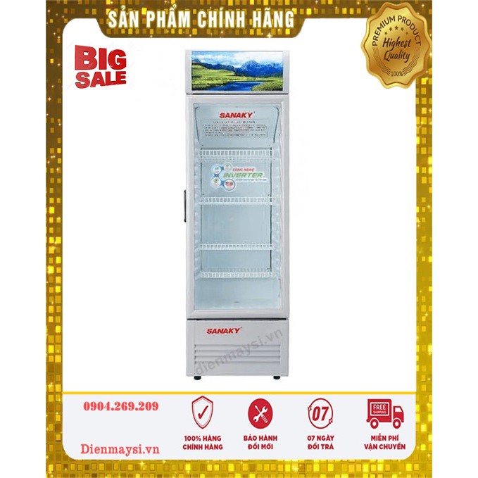 Tủ mát Sanaky Inverter 210 lít VH-218K3L  (Miễn phí giao tại HCM-ngoài tỉnh liên hệ shop)