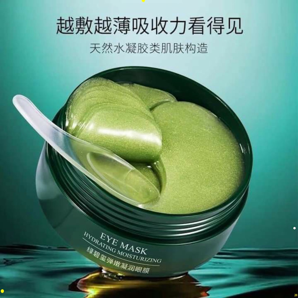 mặt nạ mắt Bioaqua 60 miếng, miếng đắp mặt nạ tảo biển giảm thâm quầng, mọng mắt, nhăn mắt MEK | BigBuy360 - bigbuy360.vn