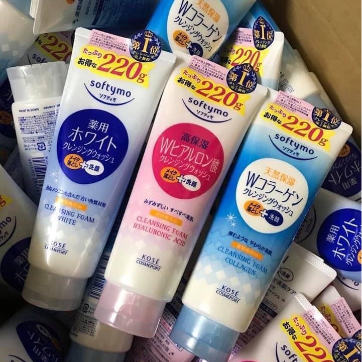 Sữa Rửa Mặt Kose Softymo Softimo Cleansing 220g Nhật Bản