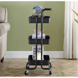 Kệ để đồ 3 tầng có bánh xe