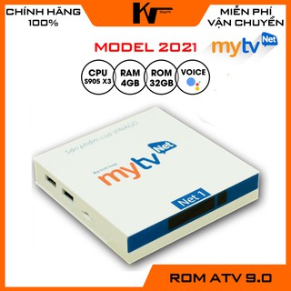 Mua Android TV Box MyTV Net phiên bản 2021  Ram 4GB - Rom 32GB  Khiển Voice  Xem truyền hình miễn phí