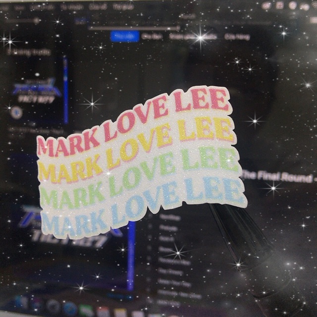 Sticker những câu nói bất hủ của Mark Lee NCT