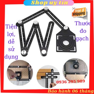 Thước cân sen - thước đo nhớ góc đa năng chuyên dụng cân sen khi khoan gạch men