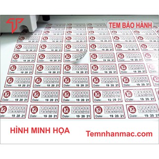 Tem Bảo Hành combo 790con - Tem Niêm Phong, Tem Vỡ, Decal Vỡ + Bế Sẵn