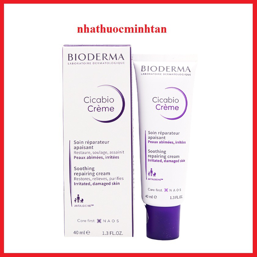 Kem Dưỡng Bioderma Cicabio Creme Hỗ Trợ Phục Hồi Da Hiệu Quả 40ml