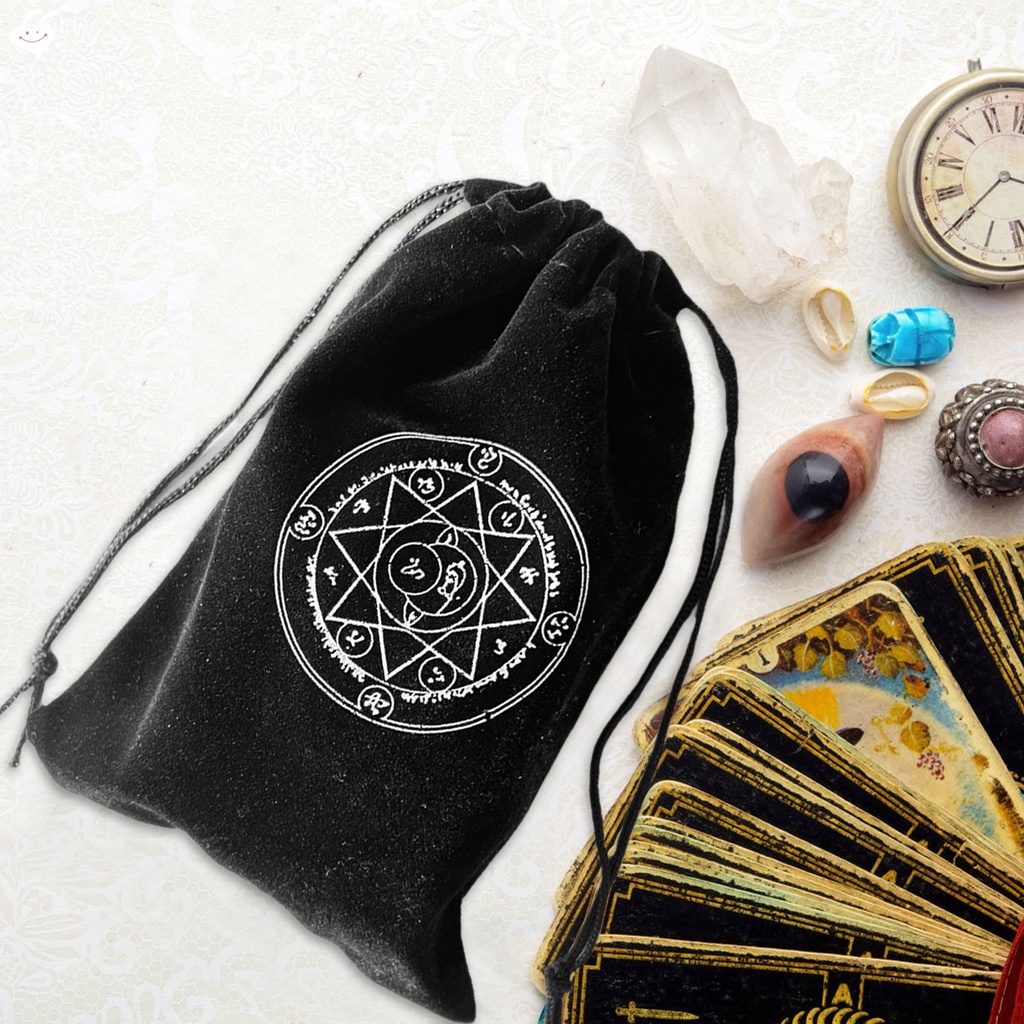 Túi Dây Rút Đựng Bài Tarot In Họa Tiết Xinh Xắn Tiện Dụng Sự Bảo Vệ