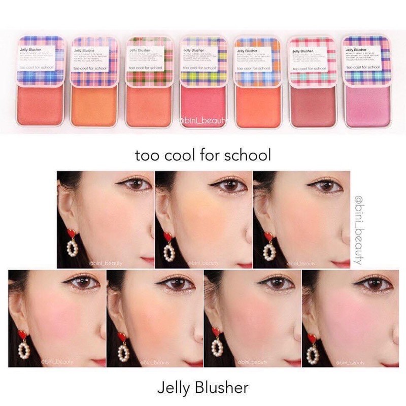 Phấn Má Dạng Thạch TOO COOL FOR SCHOOL JELLY BLUSHER | BigBuy360 - bigbuy360.vn
