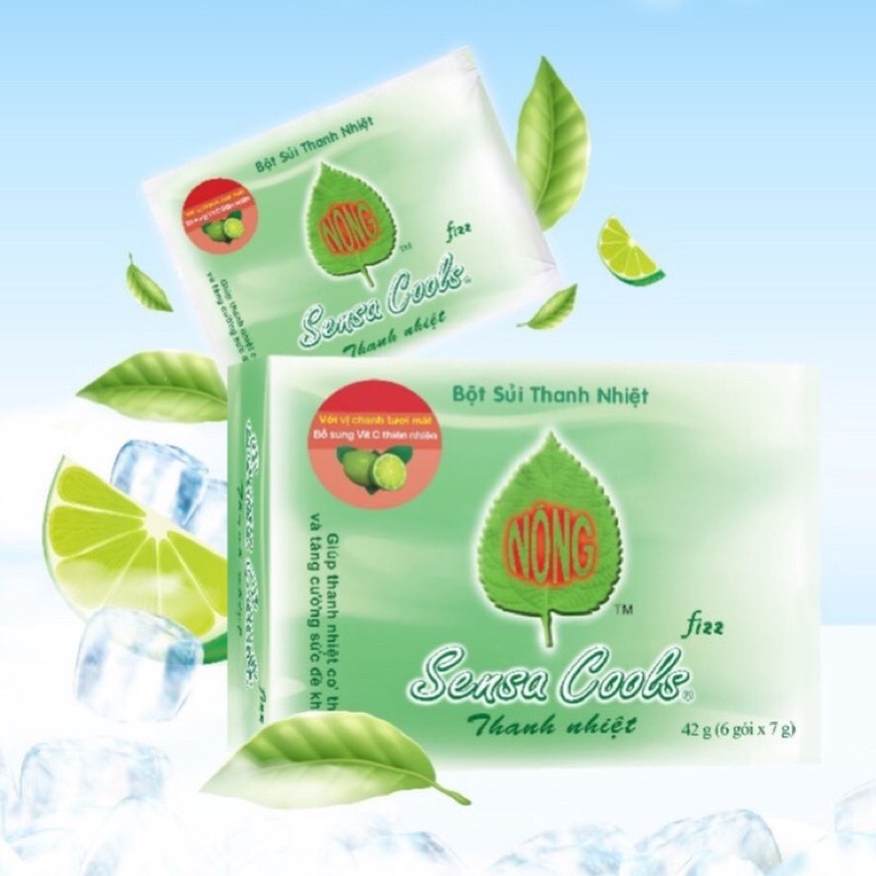 (Chính hãng)Bột sủi thanh nhiệt Sensacool
