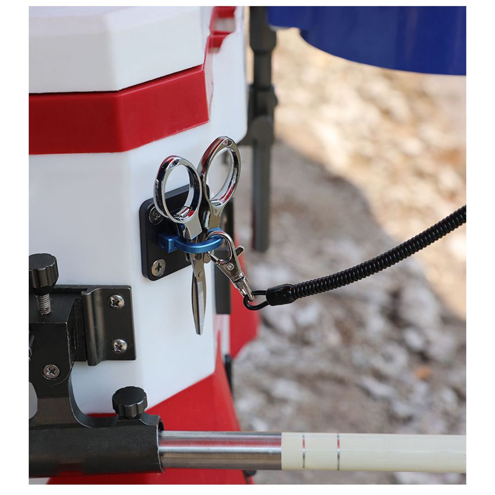 Móc cần câu cá bằng hợp kim nhôm gấp gọn siêu bền nhiều màu sắc tiện dụng